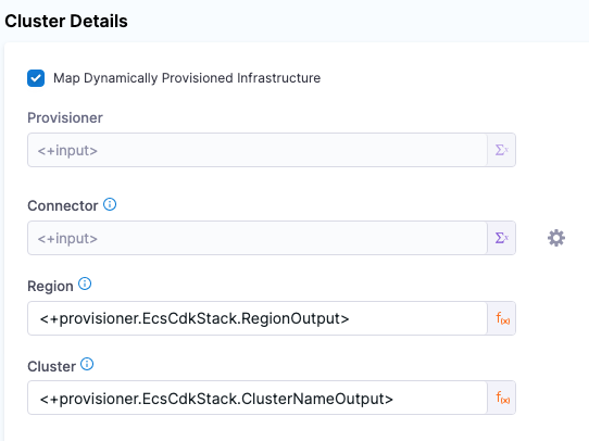 AWS CDK provisioning | Harness Developer Hub