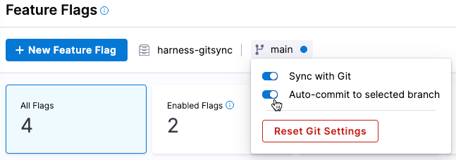Sync with Git turned on, auto-commit turned on
