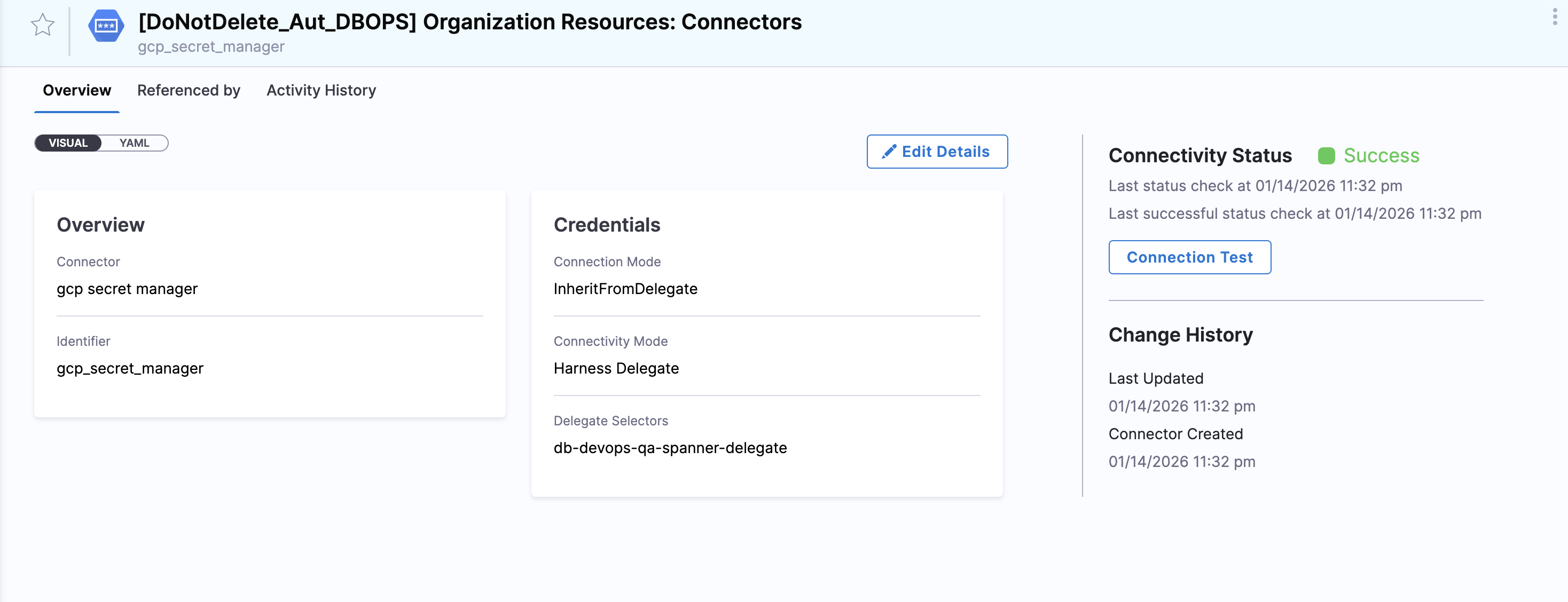 GCP Secret Manager Reference