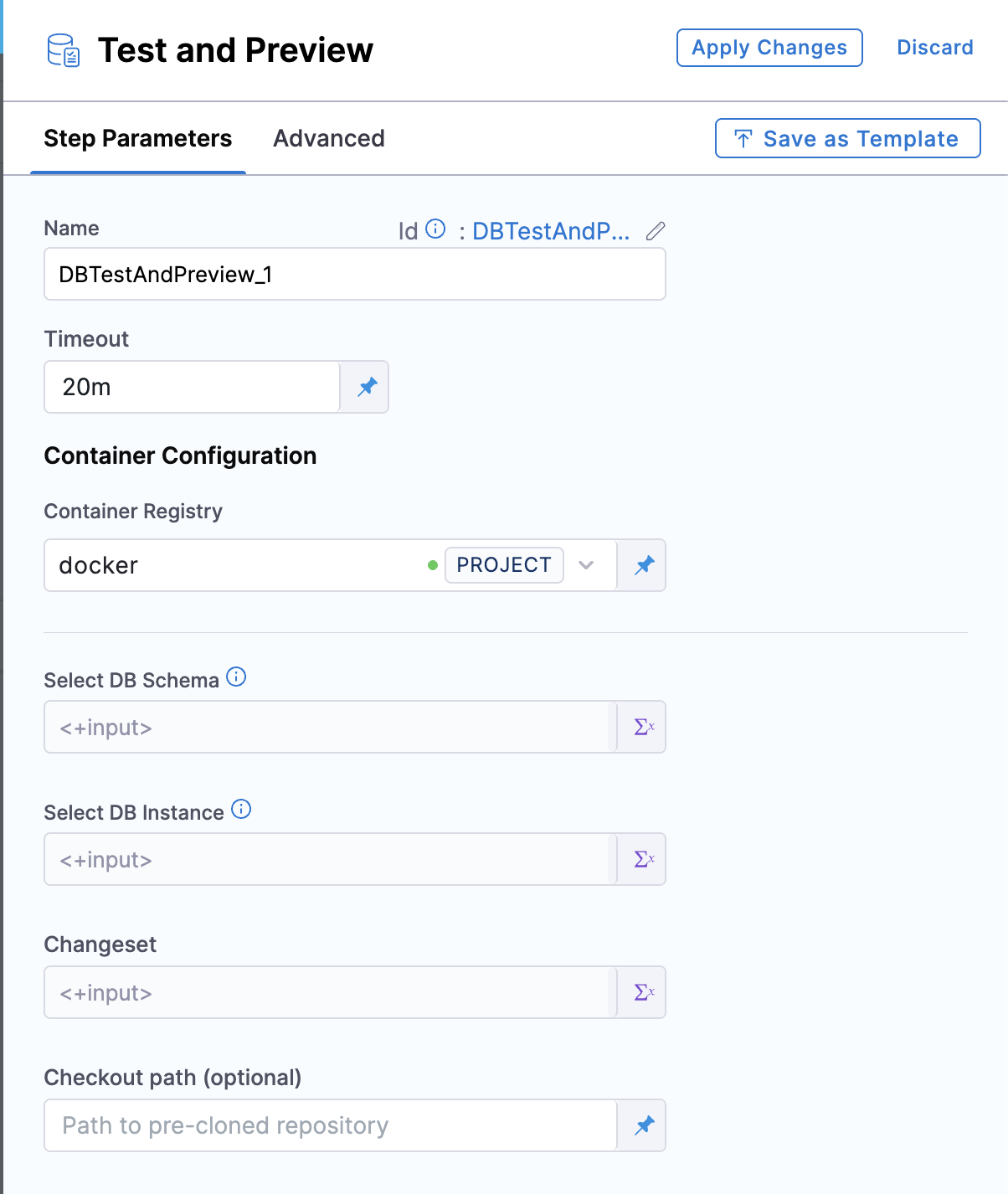 DBDevOps Rollback DBSchema Step