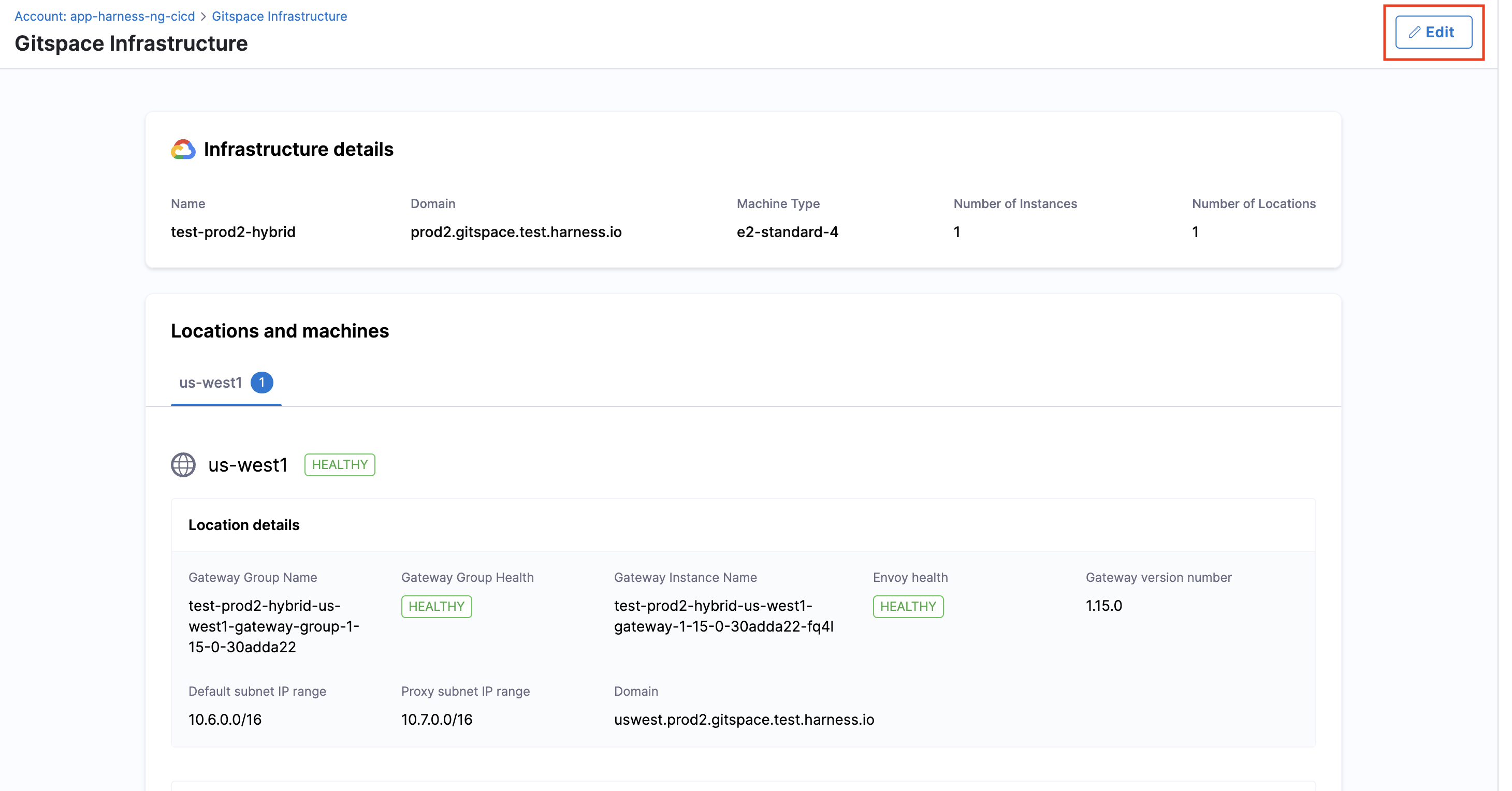 Configure Gitspace Infrastructure | Harness Developer Hub