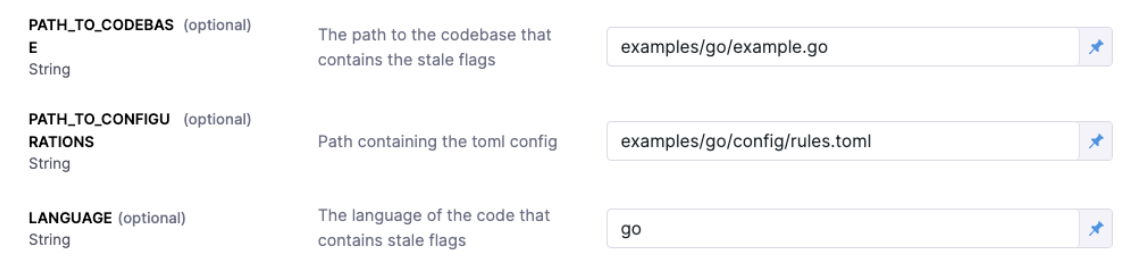 Step three of running the flag cleanup pipeline