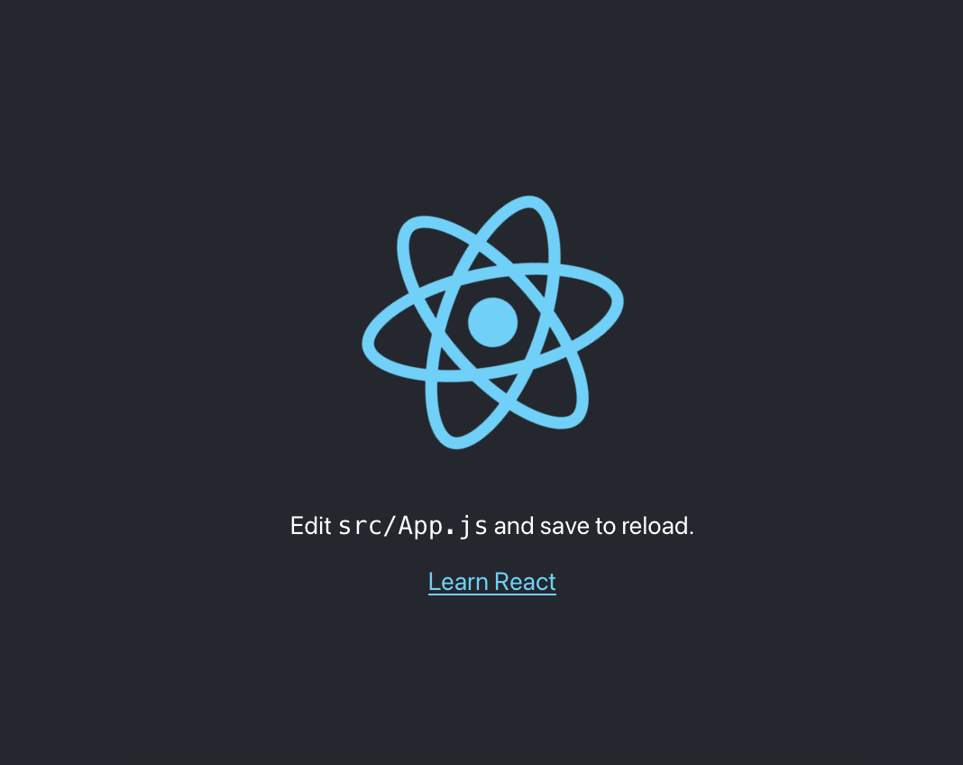 Opening webpage from create react app