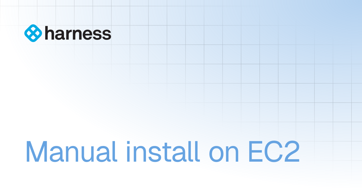Manual install on EC2 | API Posture | Harness